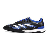 Chuteira Futsal IC Adidas Predator 25 Elite Preta Azul e Branca Indoor