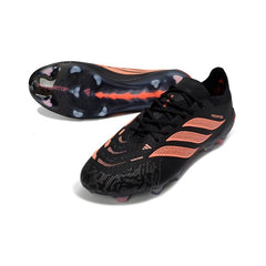 Chuteira Campo FG Adidas Predator 26 Elite Preta e Laranja