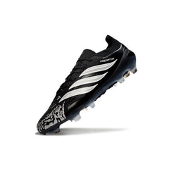 Chuteira Campo FG Adidas Predator 26 Elite Preta e Branca
