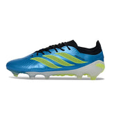 Chuteira Campo FG Adidas Predator 26 Elite Azul, Branca e Preta