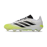 Chuteira Campo FG Adidas Predator 26 Elite Fluorescent Verde, Preto e Branco