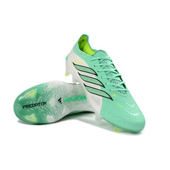 Chuteira Campo FG Adidas Predator 26 Elite Verde-Clara Infantil