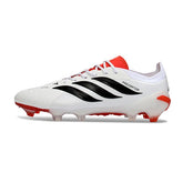 Chuteira Campo FG Adidas Predator 26 Elite Laranja e Branca