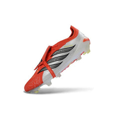 Chuteira Campo FG Adidas Predator 26 Elite Laranja e Branca