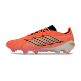 Chuteira Campo FG Adidas Predator 26 Elite Laranja, Preta e Dourada