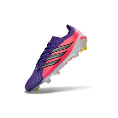 Chuteira Campo FG Adidas Predator 26 Elite Rosa e Roxa
