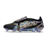 Chuteira Campo FG Adidas Predator 26 Elite Com Língua Preta e Branca