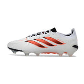 Chuteira Campo FG Adidas Predator 26 Elite Branca e Preta