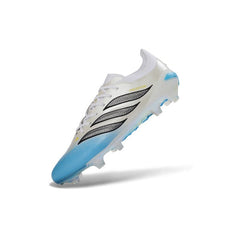 Chuteira Campo FG Adidas Predator 26 Elite Branca e Azul