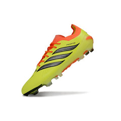 Chuteira Campo FG Adidas Predator 26 Elite Amarela e Laranja