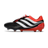 Chuteira Campo FG Adidas Predator Precision.1 Preta e Vermelha