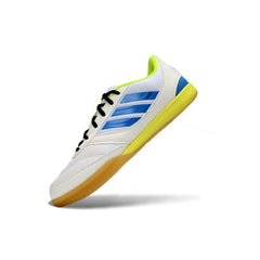 Chuteira Futsal IC Adidas Top Sala II Branca, Azul e Amarela