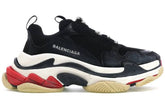 Tênis Balenciaga Triple S Black White Red