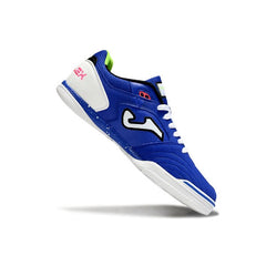 Chuteira Futsal IC Joma Top Flex 24 Azul e Branca