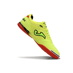 Chuteira Futsal IC Joma Top Flex 24 Amarela e Vermelha