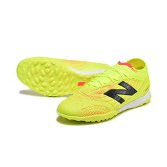 Chuteira Society TF New Balance Tekela Elite V5 Amarela e Laranja