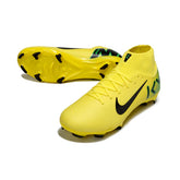 Chuteira Campo FG Nike Air Zoom Mercurial Superfly 10 Academy Mbappe Amarela e Preta