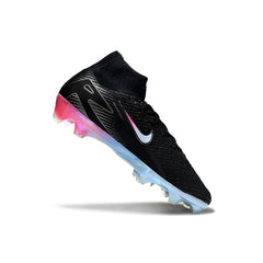 Chuteira Campo FG Nike Air Zoom Mercurial Superfly 10 Elite Preta, Azul e Rosa