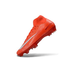 Chuteira Campo FG Nike Air Zoom Mercurial Superfly 10 Elite Laranja e Branca