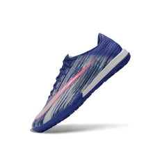 Chuteira Society TF Nike Air Zoom Mercurial Superfly 11 Elite Azul, Rosa e Branco