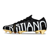Chuteira Campo FG Nike Air Zoom Mercurial Vapor 12 Elite Pack Preto Cristiano