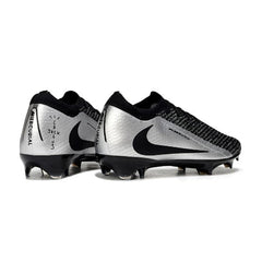 Chuteira Campo FG Nike Air Zoom Mercurial Vapor 16 Elite Travis Scott Preta e Prateada