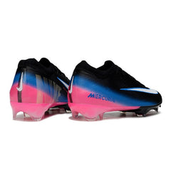 Chuteira Campo FG Nike Air Zoom Mercurial Vapor 16 Elite Preta, Rosa e Azul