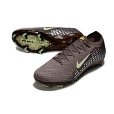 Chuteira Campo FG Nike Air Zoom Mercurial Vapor 16 Elite Marrom Pack Mbappe