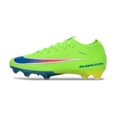 Chuteira Campo FG Nike Air Zoom Mercurial Vapor 16 Elite Light Verde e Azul