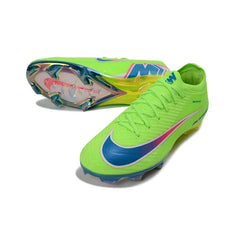 Chuteira Campo FG Nike Air Zoom Mercurial Vapor 16 Elite Light Verde e Azul