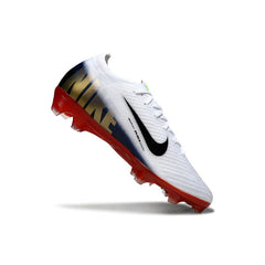 Chuteira Campo FG Nike Air Zoom Mercurial Vapor 16 Elite Branca, Vermelha e Azul