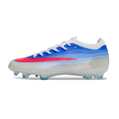Chuteira Campo FG Nike Air Zoom Mercurial Vapor 17 Elite Azul e Branca