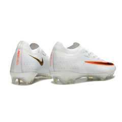 Chuteira Campo FG Nike Air Zoom Mercurial Vapor 17 Elite Branca e Dourada