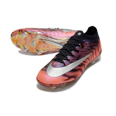 Chuteira Campo FG Nike Air Zoom Mercurial Vapor 17 Elite Vinho, Preta e Cinza