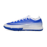 Chuteira Society TF Nike Air Zoom Mercurial Vapor 17 Elite Azul e Branco