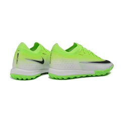 Chuteira Society TF Nike Air Zoom Mercurial Vapor 17 Elite Fluorescent Verde e Branco