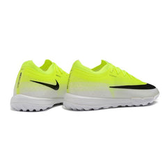 Chuteira Society TF Nike Air Zoom Mercurial Vapor 17 Elite Fluorescent Verde e Branco
