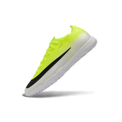 Chuteira Society TF Nike Air Zoom Mercurial Vapor 17 Elite Fluorescent Verde e Branco