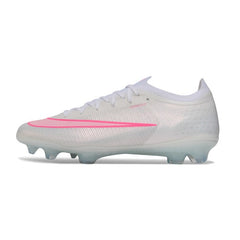 Chuteira Campo FG Nike Air Zoom Mercurial Vapor 17 Elite Branco e Rosa