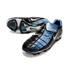 Chuteira Campo FG Nike Air Zoom Total 90 III Preta e Azul