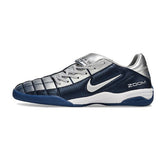 Chuteira Futsal IC Nike Air Zoom Total 90 III Azul-Escura e Prateada Indoor
