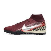 Chuteira Society TF Nike Mercurial Superfly 10 Elite Vermelha-Escura Infantil