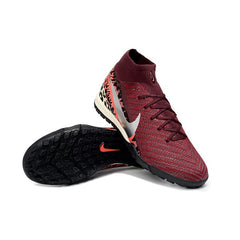 Chuteira Society TF Nike Mercurial Superfly 10 Elite Vermelha-Escura Infantil