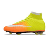 Chuteira Campo FG Nike Mercurial Superfly 4 Elite Laranja e Amarela