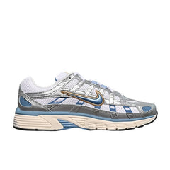 Tênis de Corrida Nike P-6000 Light Prateado e Light Azul