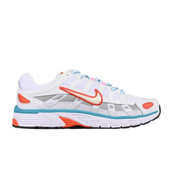 Tênis de Corrida Nike P-6000 Prateado e Laranja