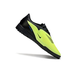 Chuteira Society TF Nike Phantom 6 Academy Preta e Verde Fluorescente