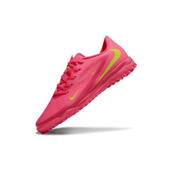 Chuteira Society TF Nike Phantom 6 Academy Fluorescent Rosa e Verde