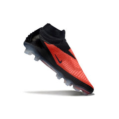 Chuteira Campo FG Nike Phantom 6 DF Elite Preta e Vermelha