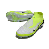 Chuteira Campo FG Nike Phantom 6 DF Elite Cinza e Verde-Clara